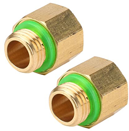 RASTKY Raccordo per Tubo Filettato in Ottone Adattatore Riduttore Spruzzatore Ad Alta Pressione 2 Pezzi G3/8 Filettatura Interna a G1/4 Adattatore Spruzzatore Filettatura Esterna Connettore