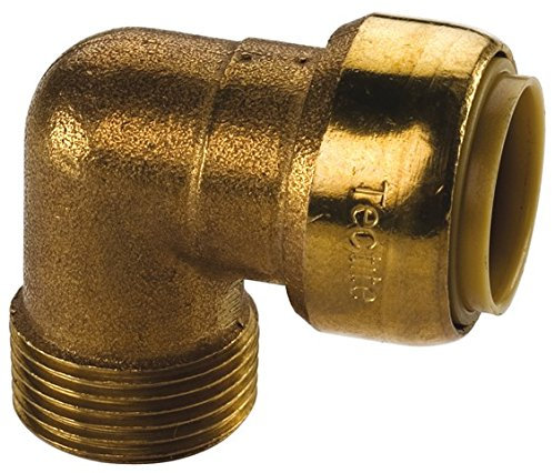 Kupfer Steckfitting Tectite Übergangswinkel 90° mit AG 18 mm x R1/2, T092G