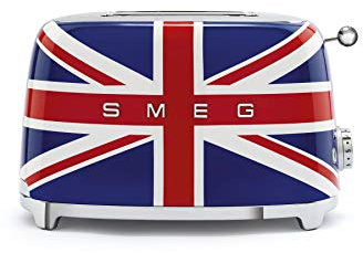 Smeg TSF01UJEU Toaster for Two Slices of Bread and with a Power of 950 W TSF01UJEU-Union Jack, Steel