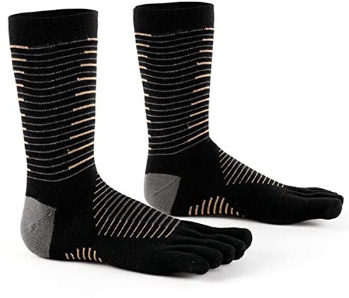 MeiKan Calzini con Dita Separate, Coolmax calzini da trekking/calzini da corsa per uomini e donne per scarpe con le dita, 2 paia di calzini da ginnastica per diversi sport