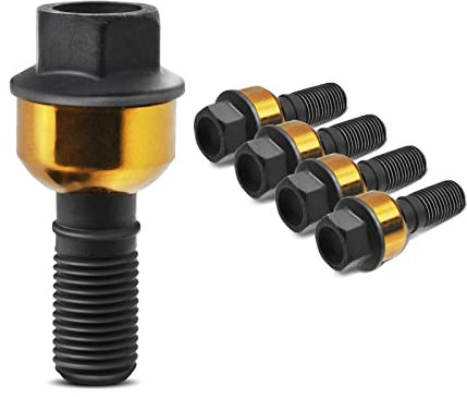 Frankberg 5X Radbolzen Radschraube Kompatibel mit 911 991 997 B-o-x-s-t-e-r C-a-y-m-a-n 981 987 P-a-n-a-m-e-r-a 970 971 2.7L-4.8L 2006-2021 WHT006978