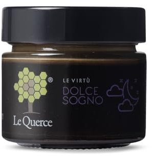 Le Querce Dolce Sogno 200g – Integratore Alimentare con Miele, Passiflora, Valeriana, Escolzia e Biancospino – Supporto al Rilassamento e Sonno – Formula Naturale