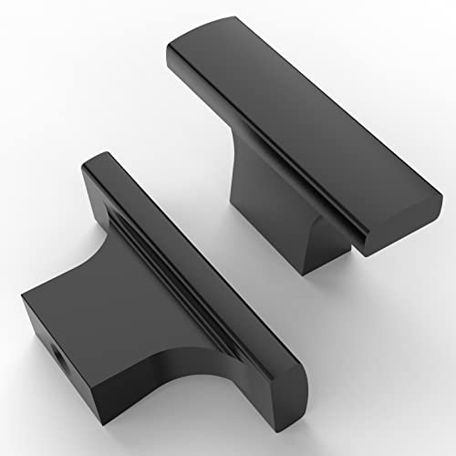 Amerdeco 10 Stück Möbelknöpfe Gebürsteter Nickel, Schrankknöpfe, Schubladenknöpfe, Türknöpfe, Kommodenknöpfe UK0048