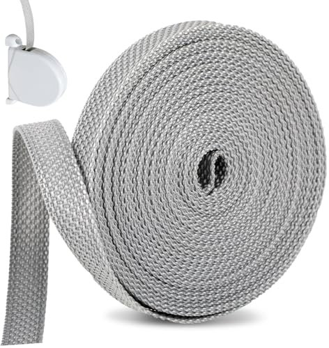 6m Rolladengurt 14mm, Hohe Reißfestigkeit Gurtband, Strapazier Grau Rolladengurt Reparaturset, Jalousie Band für Rollläden an Türen Fenster Rolladen Gurtwickler