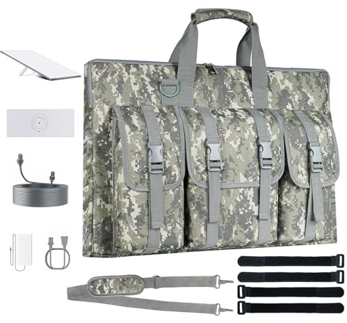 WISUGASO Starlink Gen 3 Case Compatible with Starlink Gen 3, Waterproof Starlink Standard Case, Shockproof Starlink Carrying Bag for Satellite Dish Accessories, Travel Bag for Camping and RV