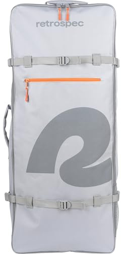 Retrospec Weekender iSUP Rucksack – strapazierfähige Paddelboard-Reisetasche mit verstellbaren Trägern & extra Stauraum – passend für aufblasbares SUP, Pumpe, Paddel & Zubehör – Kompatibel mit