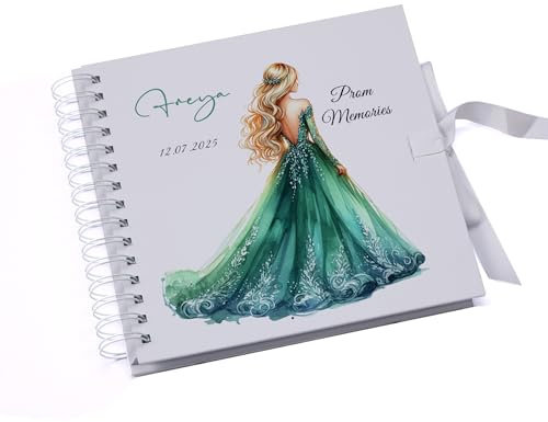 Custom Girl School Leavers Prom Night Scrapbook Celebration Album Personalised Prom Memory Book Graduation Prom