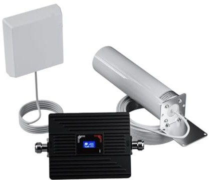 Mobiltelefonsignalförstärkare, Internetförstärkare, 360° Omni-nätverk, 2G, 3G, 4G-förstärkare 900 1800 2100mhz Bredare täckning(2600Mhz Band 7)