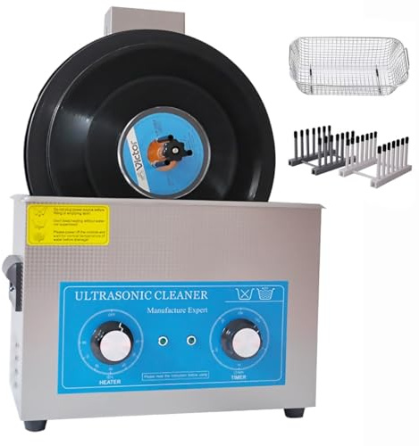Ultraljudsrengöringsmaskin med värmare och timer för professionell skiv- och vinylskiva rengöringssystem