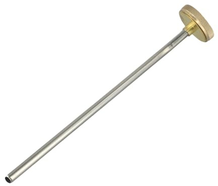 Gettimore Per irrigazione elettrica in acciaio inox per asta spruzzatore a testa di lattina, 26 x 4 cm, spruzzatore per fiori da giardino e annaffiatoio elettrico
