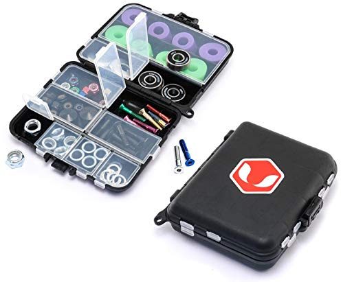Venom Skateboards 47pc Premium Hardware Gift Pack inc Storage Toolbox/Bearings/Bolts + More!