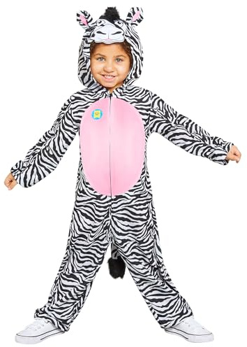 amscan 9908801 Zebraförklädnad för barn från 8 till 10 år