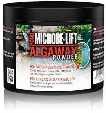 Fadenalgen-Entferner für Teiche – ARKA Pond Algaway Powder 500 g – reduziert Fadenalgen & unterstützt klares Wasser – vorbeugende Wirkung bei regelmäßigem Einsatz – für den Gartenteich