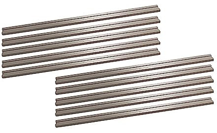 easyhaha 20 pièces 110x5.75x1.2mm Lames de Rabot 110mm Remplacement 110MM Lames de Rabot à Main HSS (Acier à Grande Vitesse) Conception réversible Double