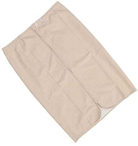 Materassino indossabile per incontinenza, lavabile, con cerniera, regolabile, assorbente, per casa e anziani (XL)