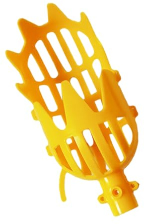 OFFSCH 1Pc Outil De Cueillette De Fruits Cueilleur De Fruits Réglable Cueilleur D'Arbres Fruitiers Cueilleur De Fruits D'Arbousier Panier Receveur pour La Cueillette Jardinage Outil De