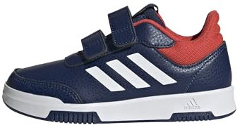 adidas Tensaur Hook and Loop Shoes Laufschuhe, Dark Blue/FTWR White/Bright red, 21 EU