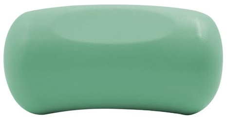 Inscrip Cojín para bañera, cojín de baño para bañera con 2 ventosas, cojín cervical lavable para bañera, cojín de baño con ajuste ergonómico, cojín de baño para casa y spa (verde)