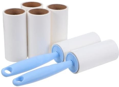 GRIRIW 8piezas Rodillo Quitapelusas para Perros Compacto Recargable Quitapelusas Portátil de Viaje para Ropa Coche Muebles Adhesivo Reutilizable