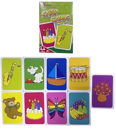 Ram® Classic Snap Card Game Matching Pairs Board Game Family Fun Kids Card Games