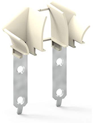 markiso® 1Paar Universaler Einlauftrichter für Rollladen, Rolladenführung im Paar für Miniprofile von 9mm dicke [Made in Germany], passend für alle handelsüblichen Führungsschienen