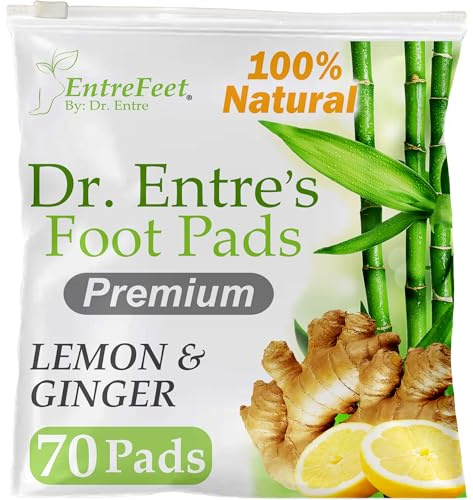 Dr. Entre's Foot Pads Lemon & Ginger | 70 Pack