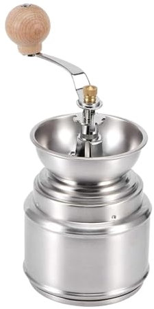 Salt And Pepper Mill Manual Coffee Grinder, Stainless Steel Grinderfor Coffee And Vanilla, Nutmeg, Salt, Pepper Salt And Pepper Grinder (Color : Sliver, Size : 2pcs)