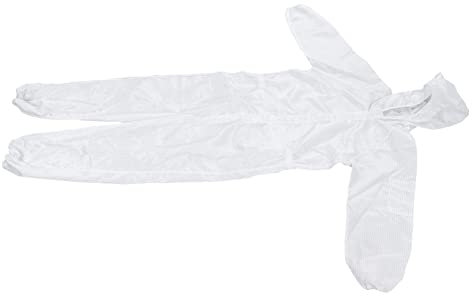 Skyddsoverall, Skyddsoverall Polyester Statisk Beständig Dammtät Partikelsäker Arbetskläder Skyddskläder, Skyddsoverall (S)