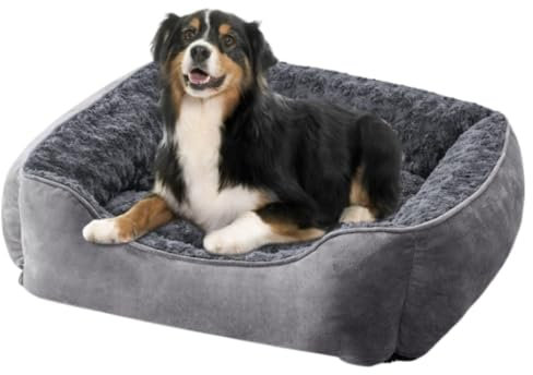 Hundebett Katzenbett Katzen Bett Rechteckiges Hundebett Für Mittelgroße Hunde, Gemütliches Waschbares Bett, Orthopädisches Hundeschlafsofa, Langlebiges Haustierbett Katzenkorb Hundematte ( Color : B ,