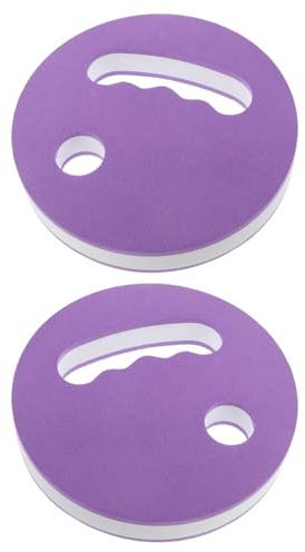 GARVALON Dischi da Allenamento in Schiuma Eva 1 Paio Pagaie Portatili per Nuoto Impugnatura Ergonomica Pesi Resistenti per Esercizi in Piscina e Fitness Acquatico per Adulti e