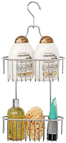 simplywire - Portaoggetti a 2 ripiani per doccia - Resistente alla ruggine - Cromato