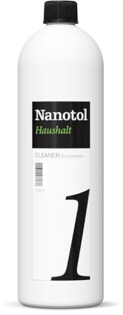 Nanotol Haushalt Cleaner Konzentrat - hochwertiger Haushaltsreiniger - Vorbereitung für Nanotol Protector Hochleistungs Fensterreiniger; Glasreiniger; Wintergarten Reiniger - 1000ml
