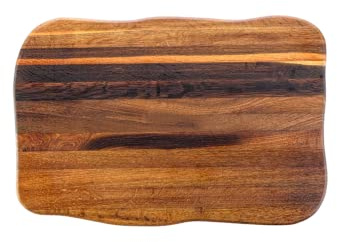 La Madera Schneidebrett Premium aus Eiche dunkel | Steakbrett | Küchenbrett von holz4home®
