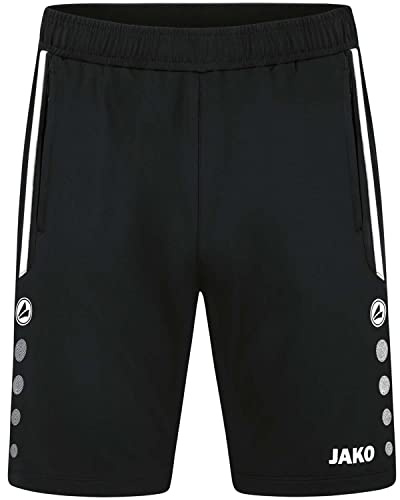 JAKO - Short D'Entraînement Polyvalent, Mixte Enfant, Noir, 164
