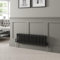 DuraTherm® 300 x 1010mm Black Traditional Horizontal Designer Radiator Double Column Colosseum Cast Iron Style Central Heating Panel Radiators Rad