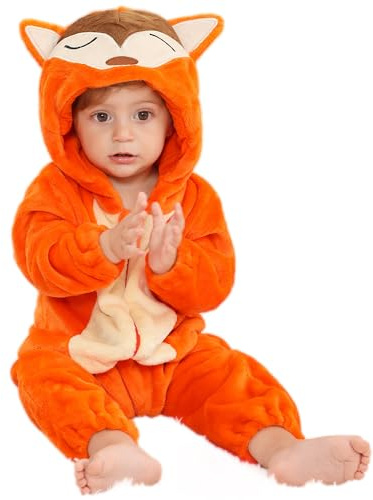HAHASHOW BéBé Grenouillères Animal Pyjama Barboteuse 30-36 Mois Renard
