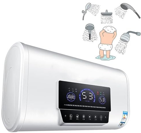 Scopri l'acqua calda istantanea con il nostro scaldabagno elettrico da 3 kW! Il telecomando e le funzionalità touch screen lo rendono il migliore per bagni, hotel e spazi commerciali,80L