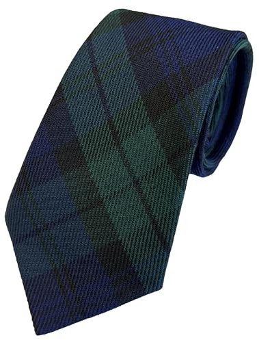 Great British Tie Club Corbatas para el cuello para niños de 5 a 16 años, color negro, Azul marino, verde, negro, 45 inch (age 6-10 Years)