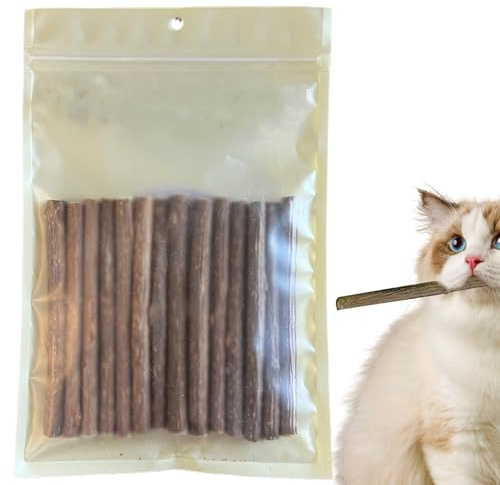 Kattmynta pinnar för – kattden-tal tuggpinnar | hund dålig andedräkt borttagare – multitianliao rengöringspinne för husdjur, kattupphängningsgodis, tuggtabletter tänder, rengöringspinne