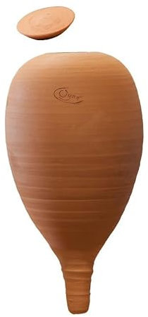 OYAS® a Planter Taille M – 1,5L – BACS - Grands Pots- arbustes -OLLAS Terre Cuite – Fabrique en France. Solution d'irrigation écologique, 100% biodégradable. Autonomie 3 à 6 Jours