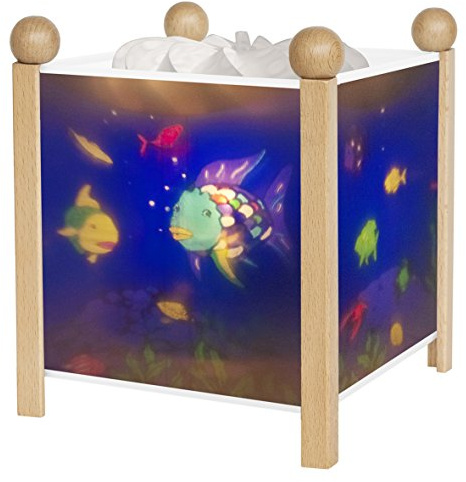 Trousselier Nachtlampe, Snowshoe Pair 12 V „Magic Lantern Rainbow Fish 4366