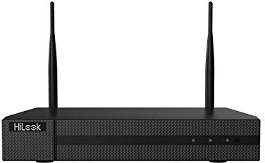 HiLook Hikvision NVR-104MH-D/W Enregistreur vidéo réseau sans fil 4 canaux H.265 4MP NVR CCTV - Noir (pas de disque dur)