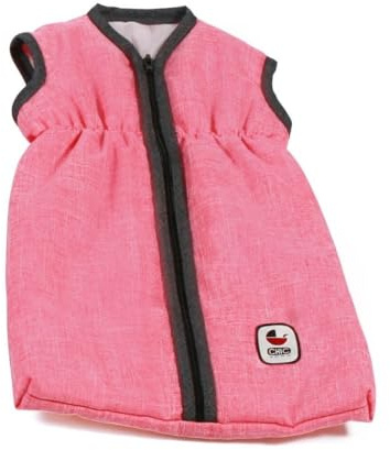 Bayer Chic 2000-Sac de Couchage 55 cm-Vêtements Accessoires de poupée, 792 41, Mélange Anthracite/Rose