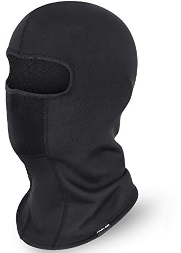 HASAGEI Cagoule respirante Balaclava, masque de protection d'hiver, de vélo, de ski, de tempête, pour homme et femme, Noir , Taille unique