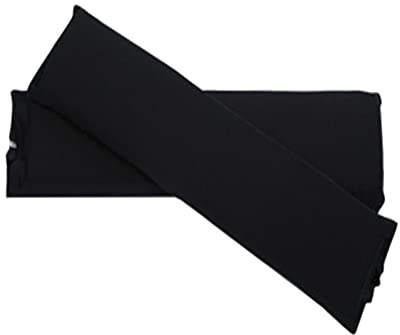 JISADER 1 Par de Fundas para Reposabrazos de Silla con Cremallera, Funda Elástica para Brazo de Silla, Protector Negro, Negro, Un tamaño