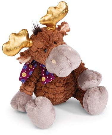 NICI Kuscheltier Elch Thure 22 cm – niedliches Stofftier aus weichem Plüsch zum Kuscheln und Spielen, Plüschtier für Kinder & Erwachsene, 49311, tolle Geschenkidee, braun