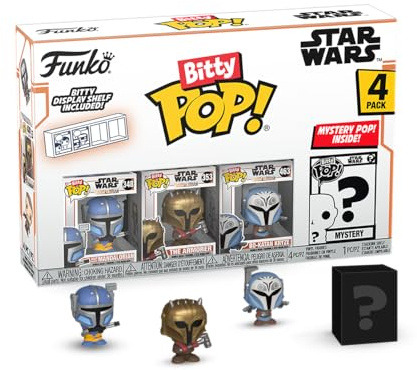 Funko Bitty POP! Star Wars The Mandalorian Paz Vizsla 4-pack Vinyl Figures One Size