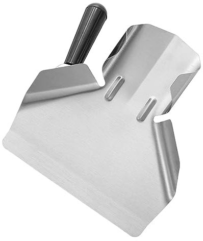 Pala para patatas fritas | Pala de patatas fritas de acero inoxidable | Pala multifuncional para patatas fritas y bolsas de cartón, helados, aperitivos, nueces secas, patatas fritas