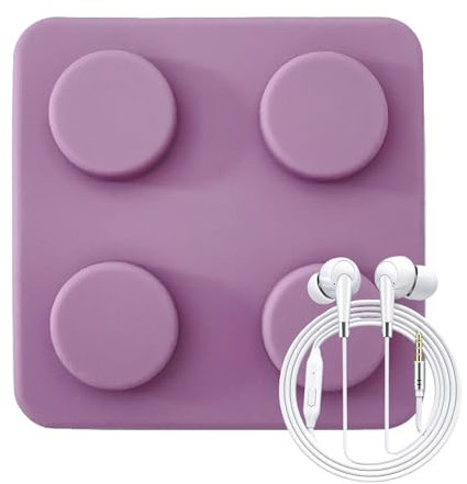 Avvolgitore a cinghia - Avvolgitore per cavi a di costruzione portatile, supporto per cavo retrattile | Supporti in silicone per cuffie con cavo, scatola per cavi da viaggio 3 C