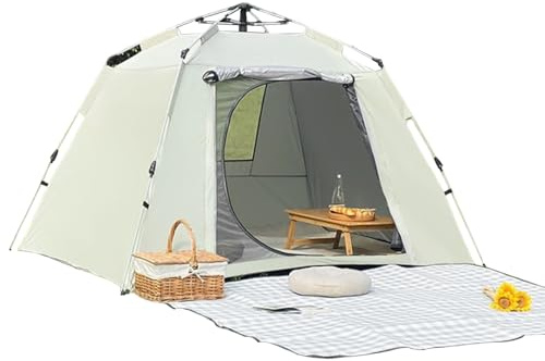 Tienda De Campaña con Montaje Instantáneo - Refugio Plegable con Montaje Fácil | Tienda Familiar para Actividades Exteriores | para Mochilero Senderismo Montañismo Adultos Jóvenes Parejas